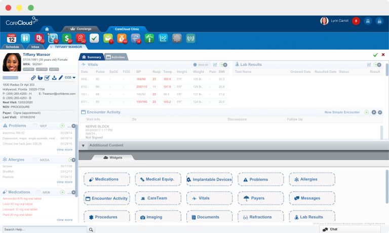 CareCloud screenshot - 10 Mejores Programas de Gestión del Ciclo de Ingresos en 2026