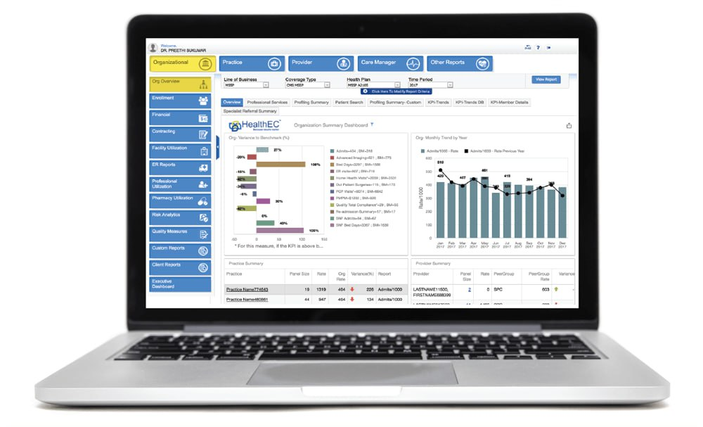 HealthEC screenshot - 10 Migliori Software di Gestione della Salute della Popolazione del 2026