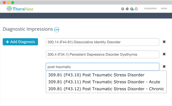 Ensora Health TheraNest screenshot - 10 migliori software per la terapia recensiti nel 2026