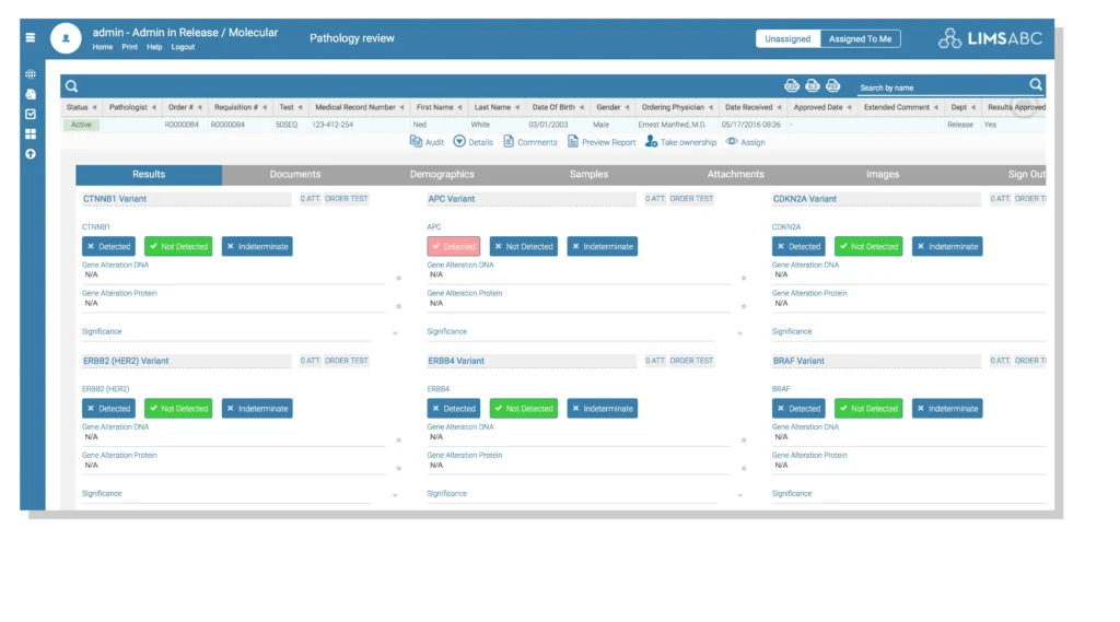LIMSABC screenshot - 10 Mejores Programas para Laboratorios Médicos de 2026