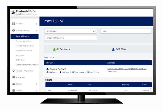 CredentialMyDoc screenshot - 10 Migliori Soluzioni di Credentialing Recensite nel 2026