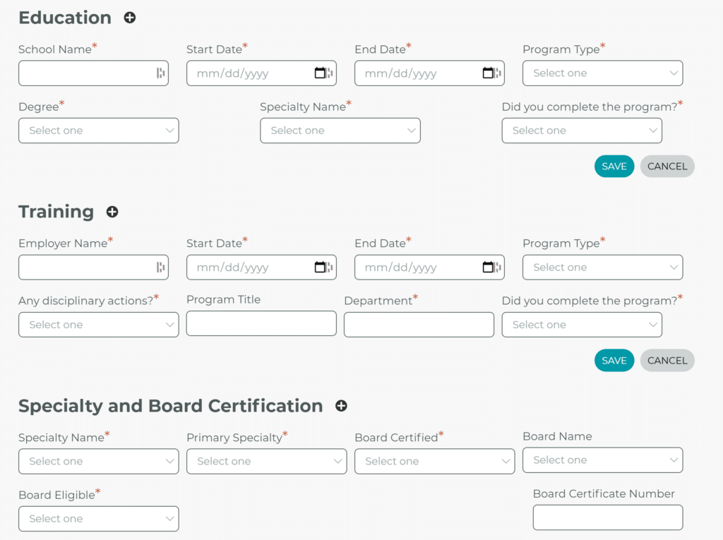 Andros screenshot - 10 Migliori Soluzioni di Credentialing Recensite nel 2026
