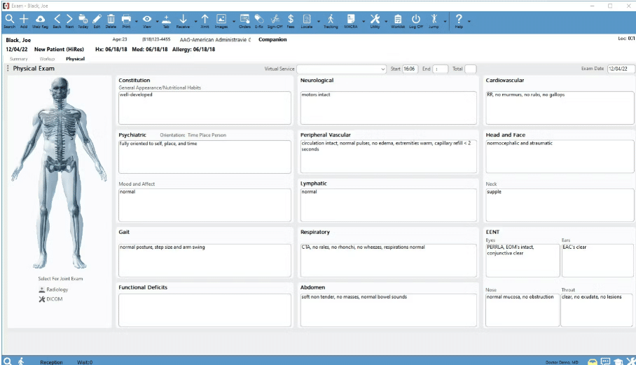 Compulink Healthcare EHR Solutions screenshot - 10 Migliori software per chioschi di accettazione pazienti del 2026