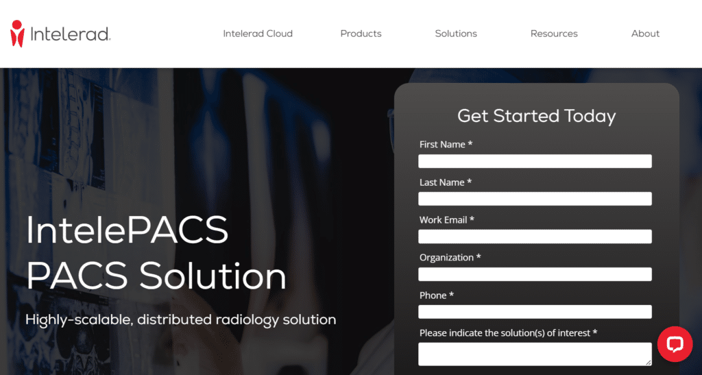 intelePACS screenshot - 10 mejores programas PACS revisados para 2026