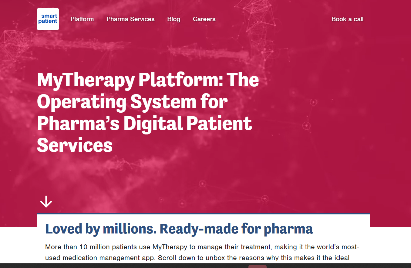 Smartpatient MyTherapy OS screenshot - 10 Mejores Software de Compromiso del Paciente Revisados para 2026