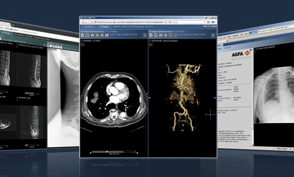 AGFA Healthcare screenshot - 10 Mejores Herramientas de Software de Radiología Revisadas para 2026