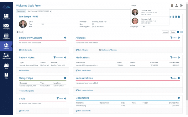 ChartLogic screenshot - 10 Mejores Sistemas EMR Ortopédicos Analizados para 2026