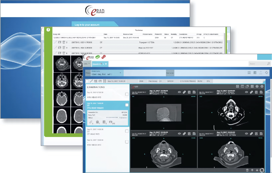 eRAD RIS screenshot - 10 Mejores Herramientas de Software de Radiología Revisadas para 2026