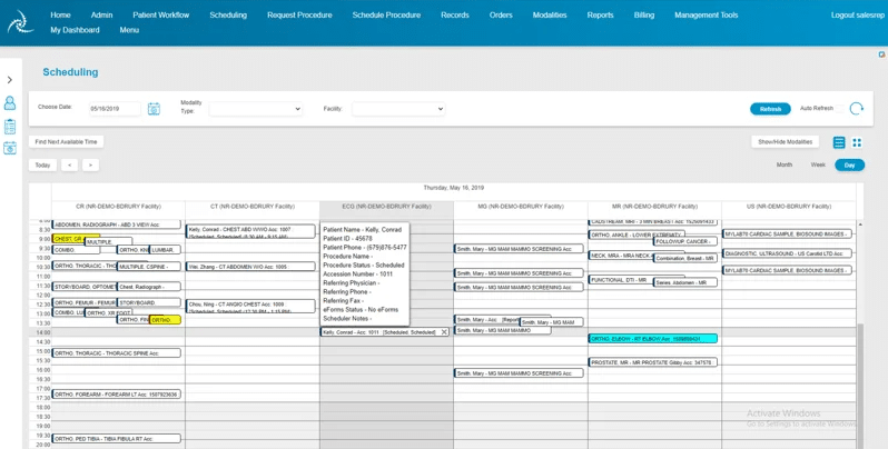 Nova RIS screenshot - 10 Mejores Herramientas de Software de Radiología Revisadas para 2026