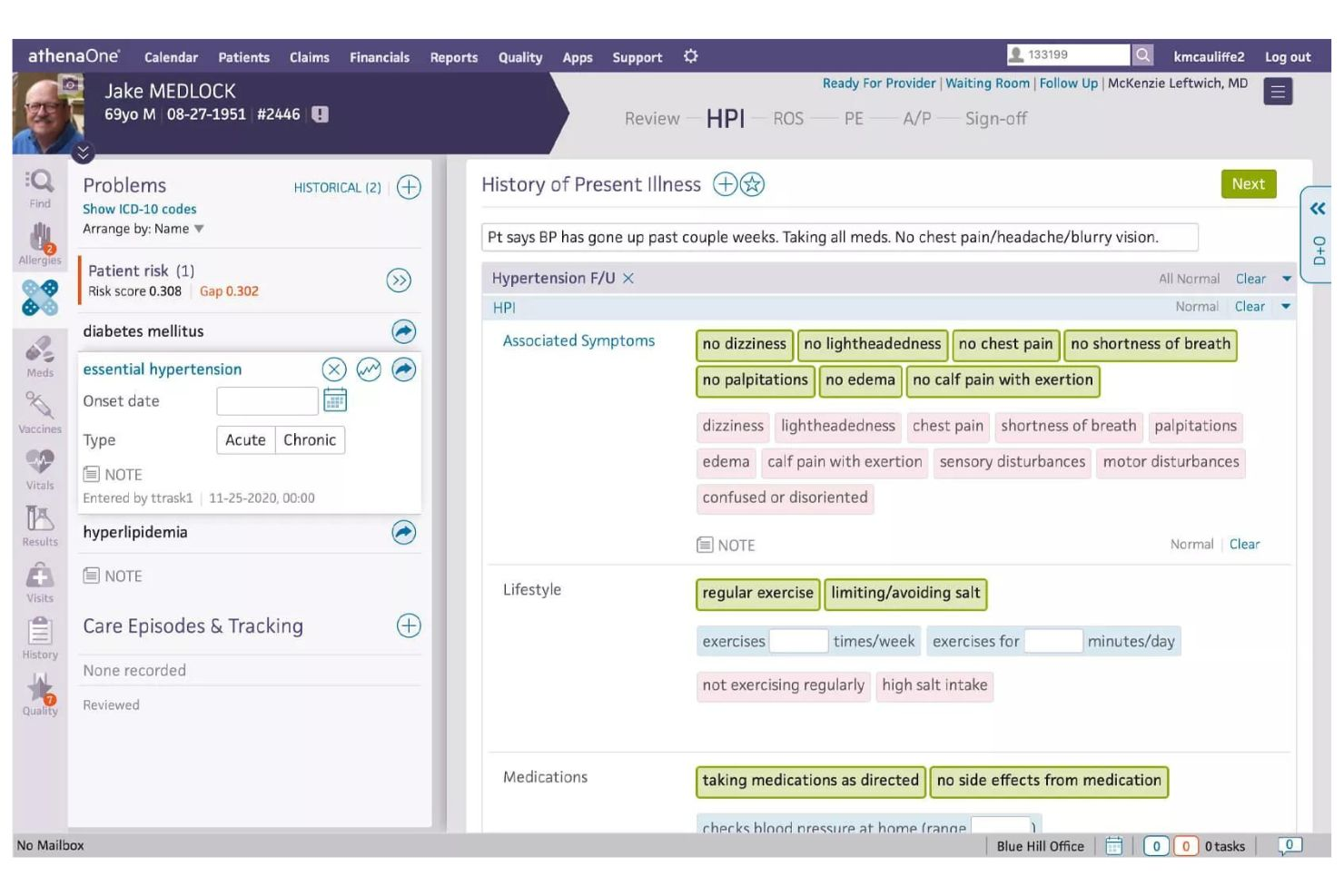 Athenahealth screenshot - El 10 Mejor Software Para Cuidado a Largo Plazo En 2026