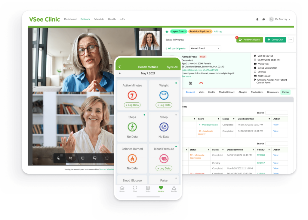 VSee screenshot - 10 mejores herramientas de videoconferencia compatibles con HIPAA en 2026