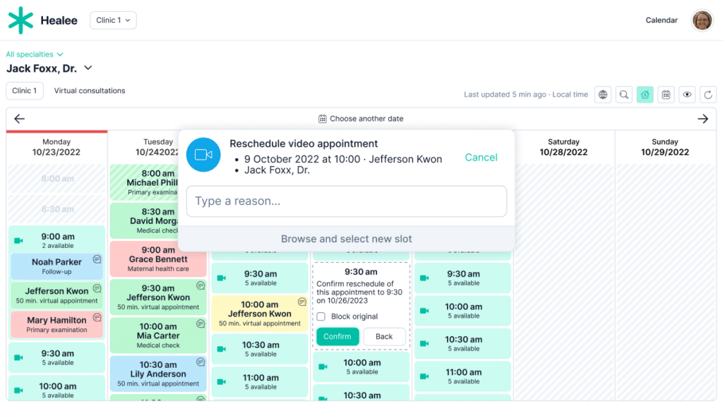 Healee screenshot - 10 migliori soluzioni di telemedicina del 2026