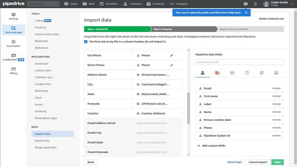 Pipedrive screenshot - 10 Mejores Software de CRM para el Sector Salud Analizados para 2026