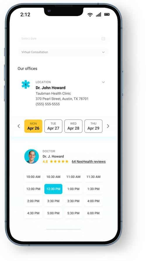 NexHealth screenshot - 10 Mejores Software de Admisión de Pacientes: Analizados para 2026