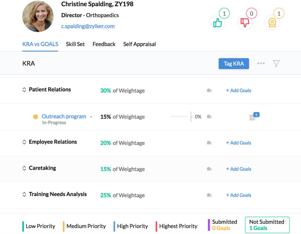 Zoho for Healthcare screenshot - 10 Mejores Software de CRM para el Sector Salud Analizados para 2026