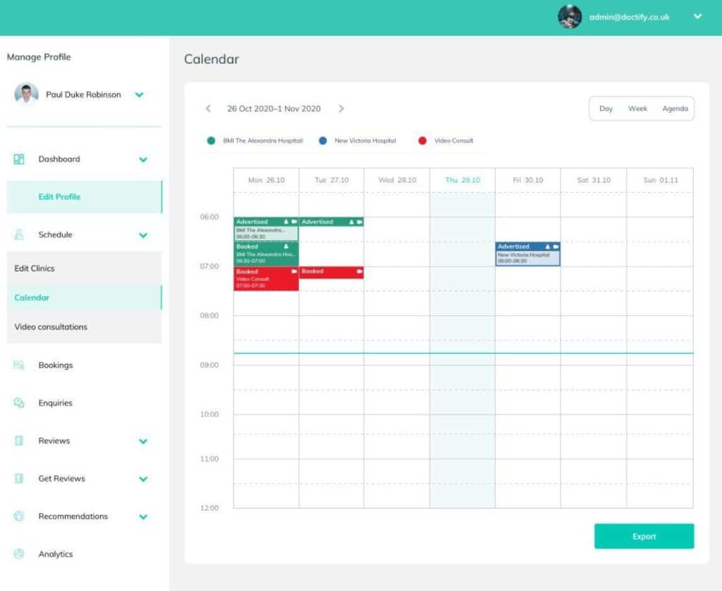 Doctify screenshot - 10 Mejores Software de Experiencia del Paciente Revisados para 2026