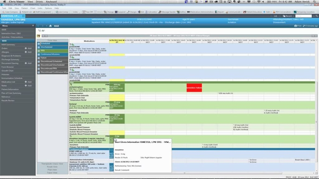 Cerner screenshot - 10 Migliori Sistemi di Gestione per Farmacie Recensiti per 2026