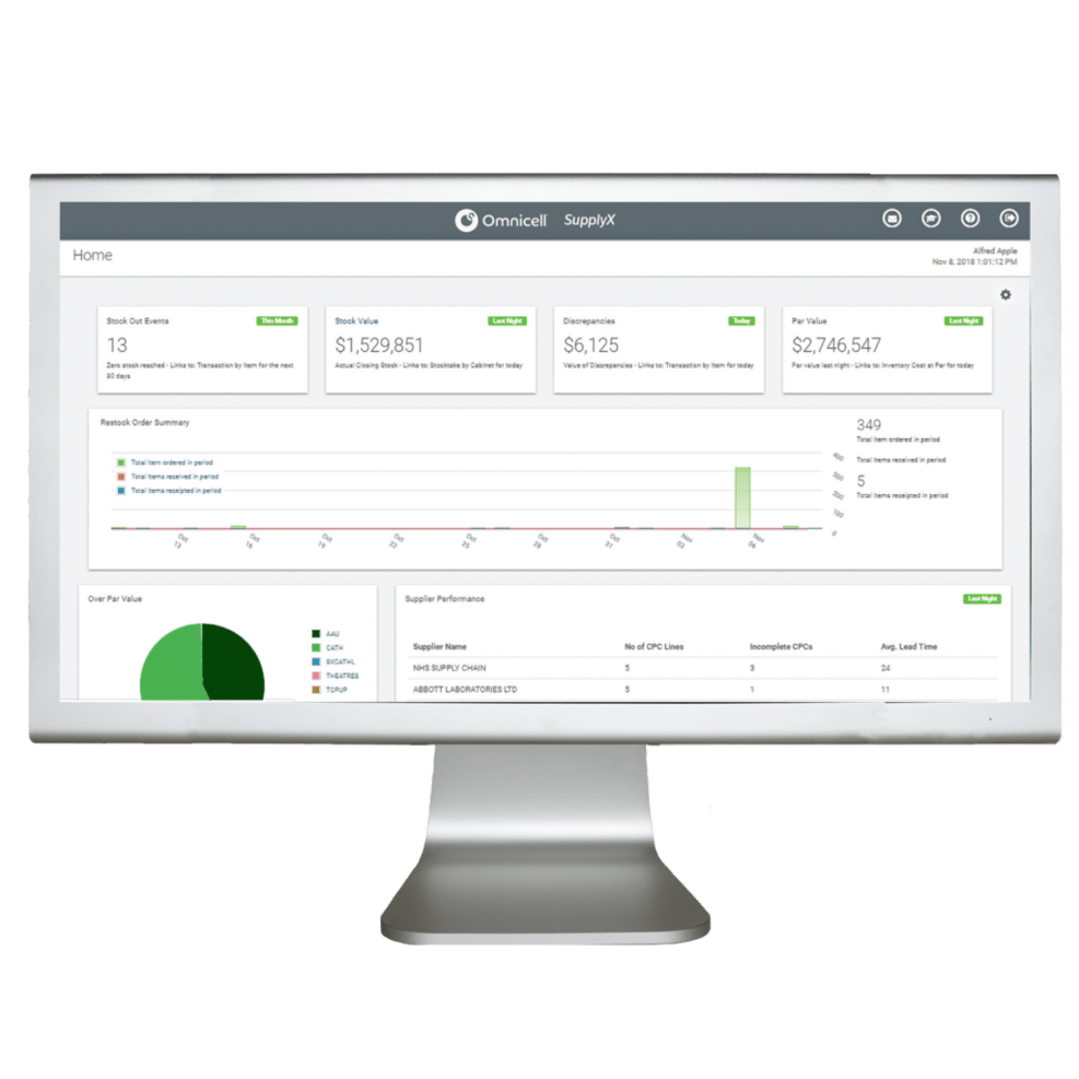 Omnicell Central Pharmacy Manager Software screenshot - 10 Migliori Sistemi di Gestione per Farmacie Recensiti per 2026