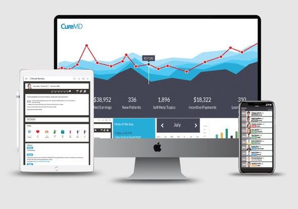 CureMD screenshot - 10 Migliori cartelle cliniche elettroniche per oncologia recensite per 2026