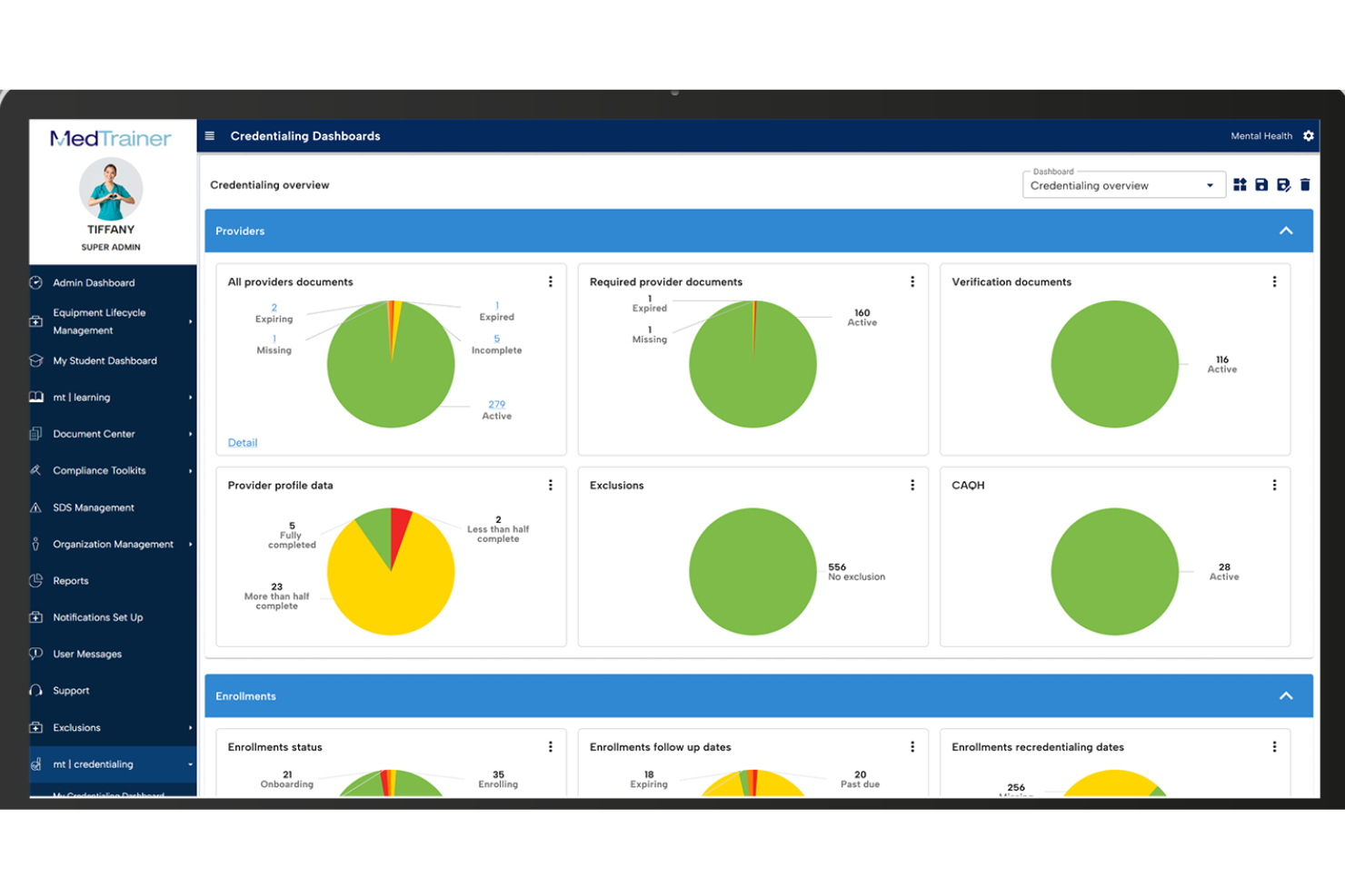 MedTrainer screenshot - 10 Migliori software per la gestione del rischio sanitario nel 2026