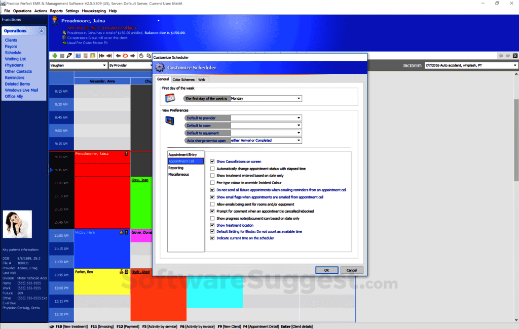 PracticePerfect screenshot - 10 Migliori software per la fatturazione chiropratica recensiti per 2026