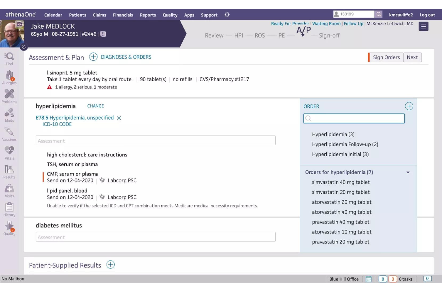 Athenahealth screenshot - 10 Migliori Soluzioni di Software per e-Prescrizione Recensite per 2026
