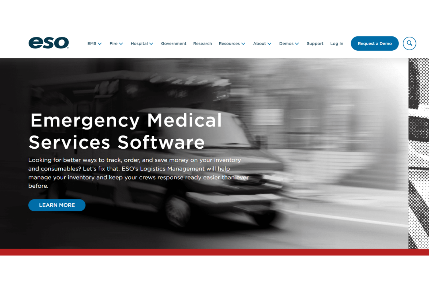 ESO screenshot - 10 Mejores Software de Servicios Médicos de Emergencia en 2026