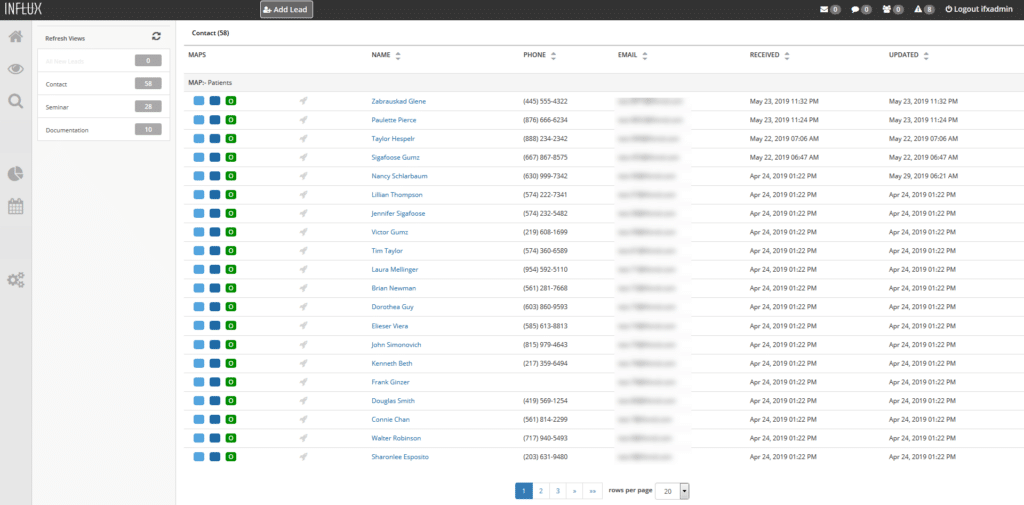 Influx MD screenshot - 10 migliori software medici recensiti per 2026