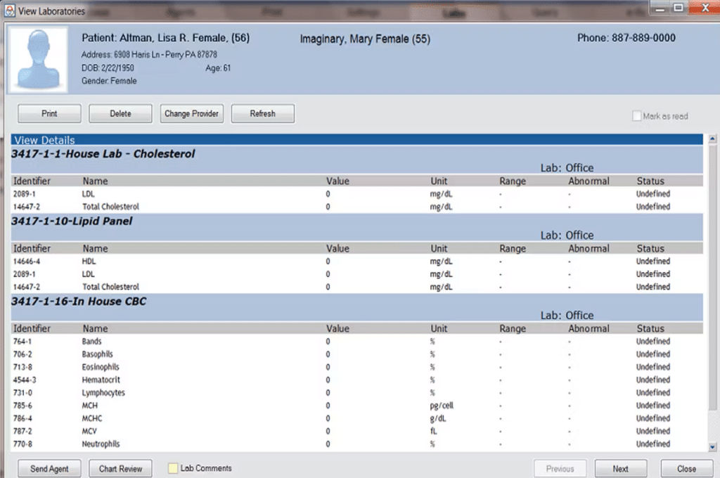 Praxis EMR screenshot - 10 migliori software EMR per otorinolaringoiatria per 2026 [Le mie recensioni]