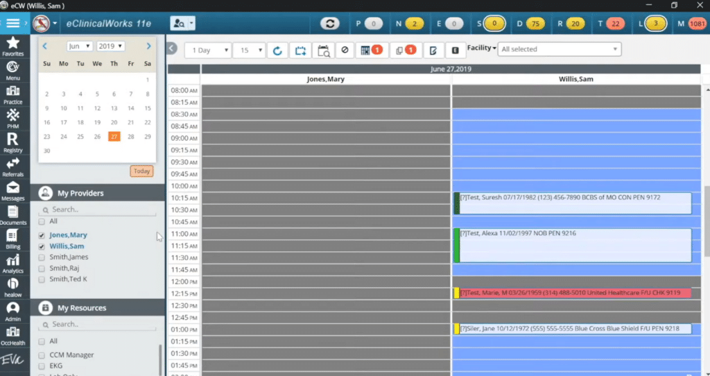 eClinicalWorks screenshot - 10 migliori software EMR per otorinolaringoiatria per 2026 [Le mie recensioni]