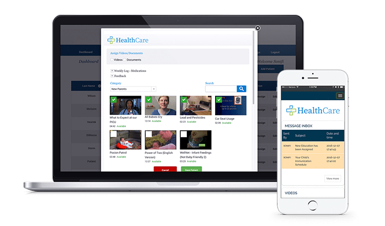 SONIFI Health screenshot - 10 Migliori sistemi di assistenza interattiva al paziente nel 2026