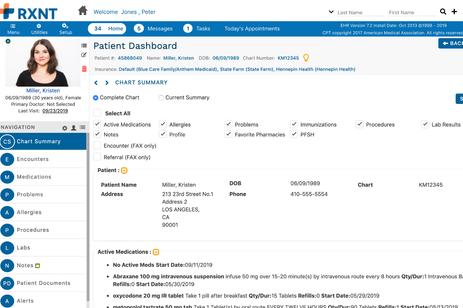 RXNT screenshot - 10 Migliori Soluzioni Software Sanitarie per 2026