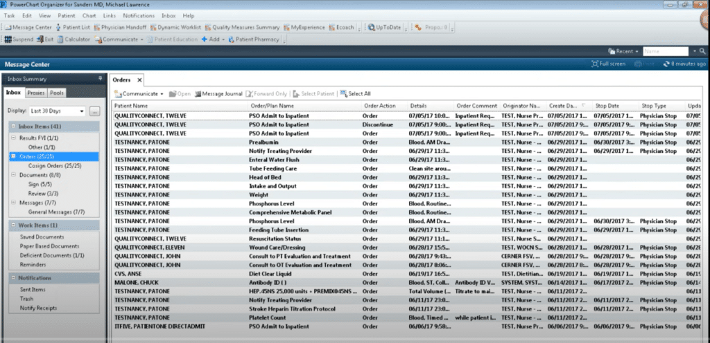 Cerner screenshot - 10 Migliori Soluzioni Software per Farmacie Recensite per 2026