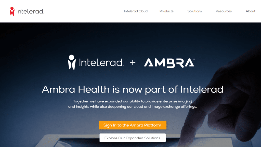Ambra Health screenshot - 10 Migliori Soluzioni PACS Recensite per 2026