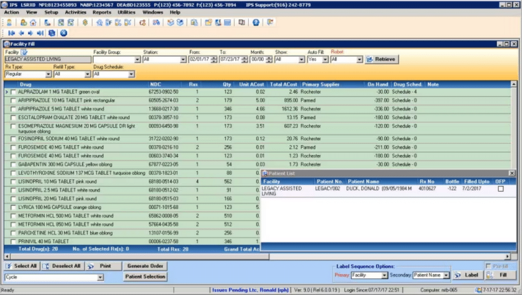 SuiteRX screenshot - I 10 migliori software per l’assistenza a lungo termine per il 2026