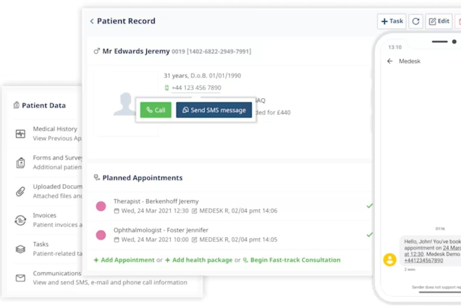 Medesk screenshot - 19 beste EPD’s voor de geestelijke gezondheidszorg in 2026