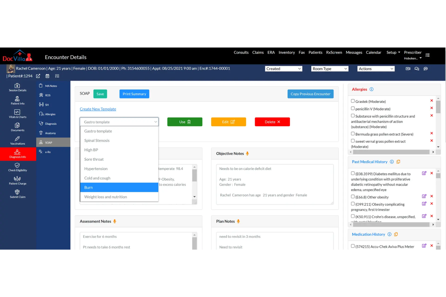 DocVilla screenshot - 10 Beste HIPAA-conforme transcriptiesoftware in 2026