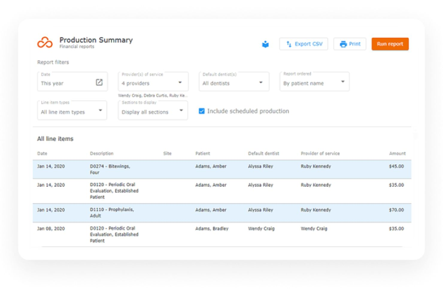 Curve Dental screenshot - De 10 beste tandheelkundige softwareoplossingen beoordeeld in 2026