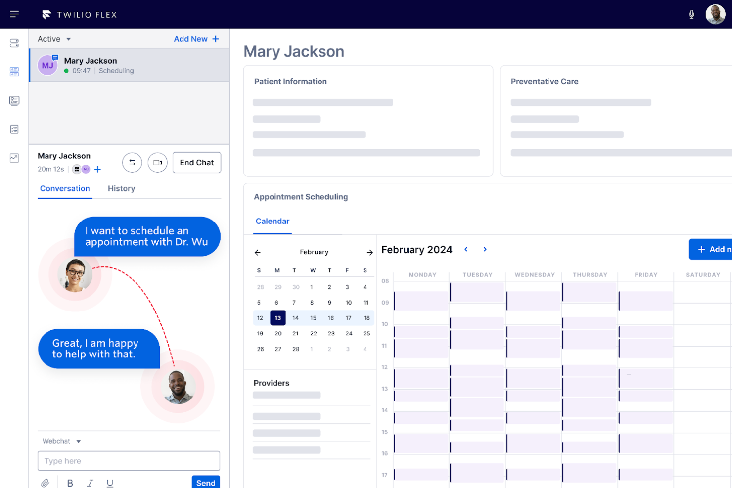 Twilio screenshot - 10 beste HIPAA-conforme videoconferentietools in 2026