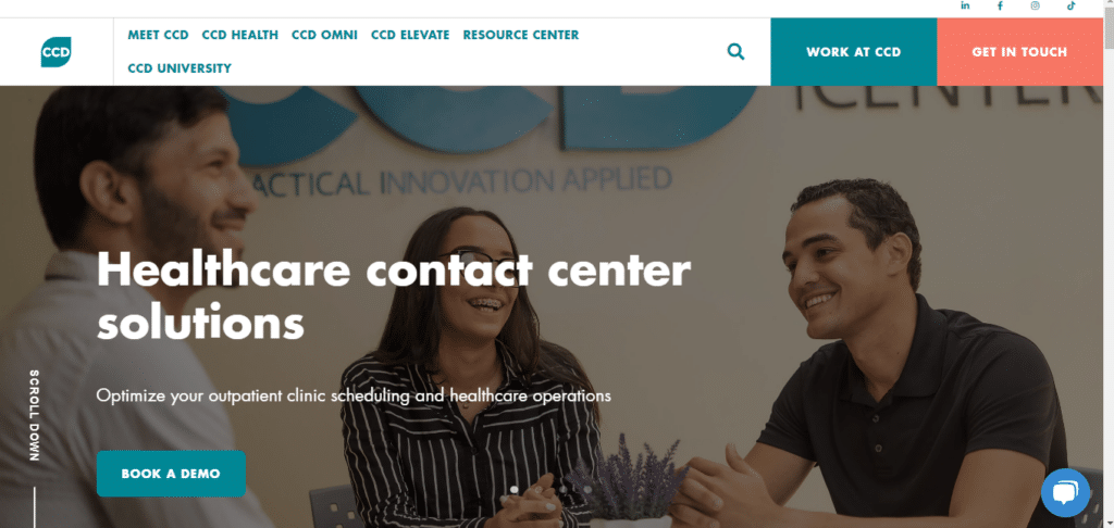 CCD Health screenshot - 10 beste software voor afspraakbeheer van 2026