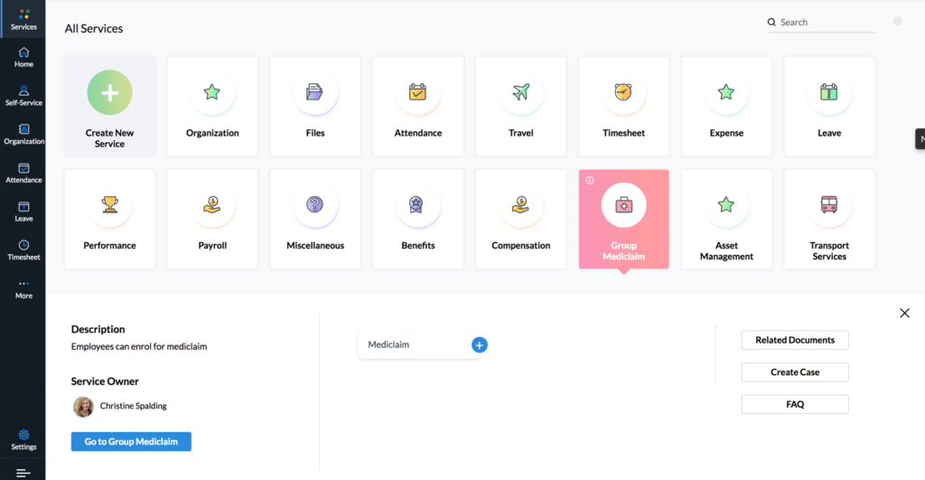 Zoho People screenshot - 10 beste HR-software voor de gezondheidszorg beoordeeld voor 2026