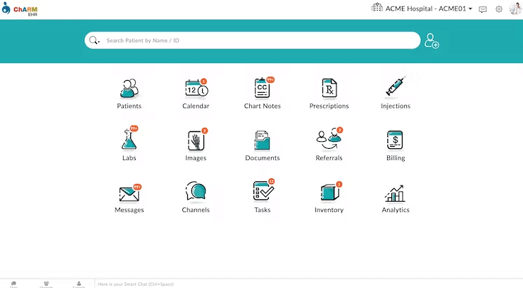 CharmHealth screenshot - 10 Beste webgebaseerde medische factureringssoftware voor 2026