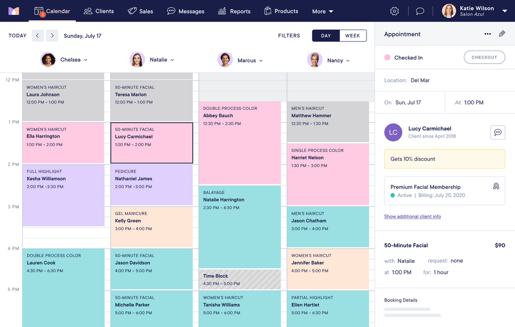 Mangomint screenshot - 10 beste software voor medische spa’s beoordeeld in 2026