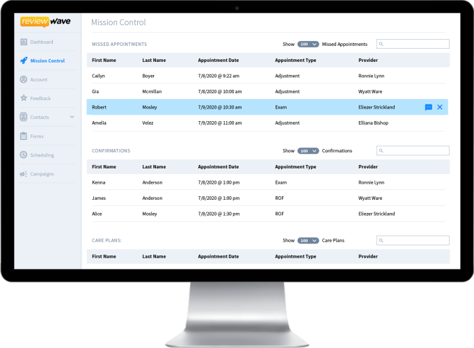 Review WAVE screenshot - 10 beste medische planningssoftware van 2026