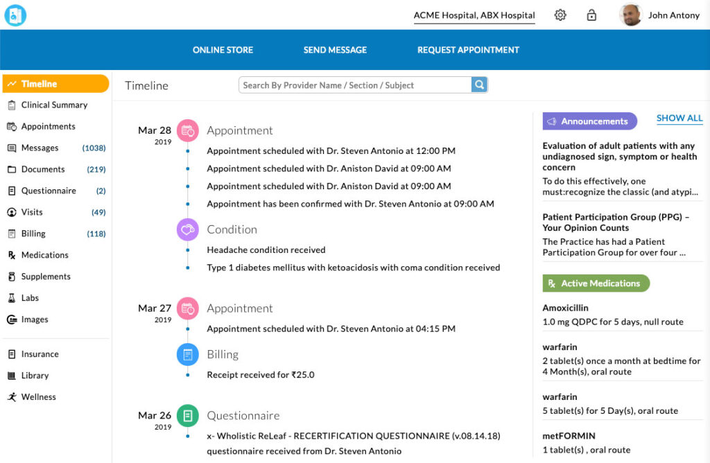 CharmHealth screenshot - 10 beste software voor kindergeneeskunde in 2026