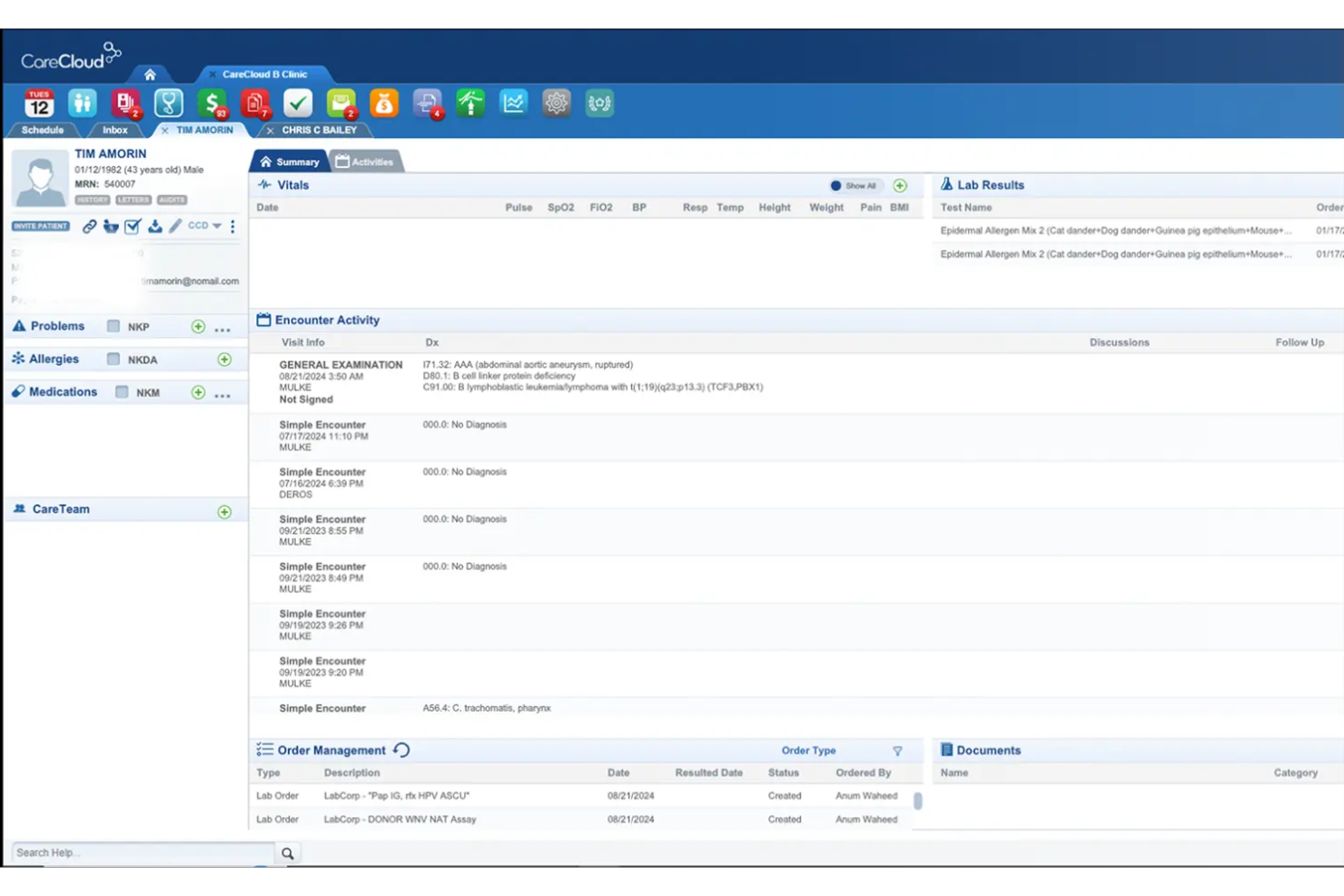 CareCloud screenshot - 10 beste cloud-EMR-software in 2026