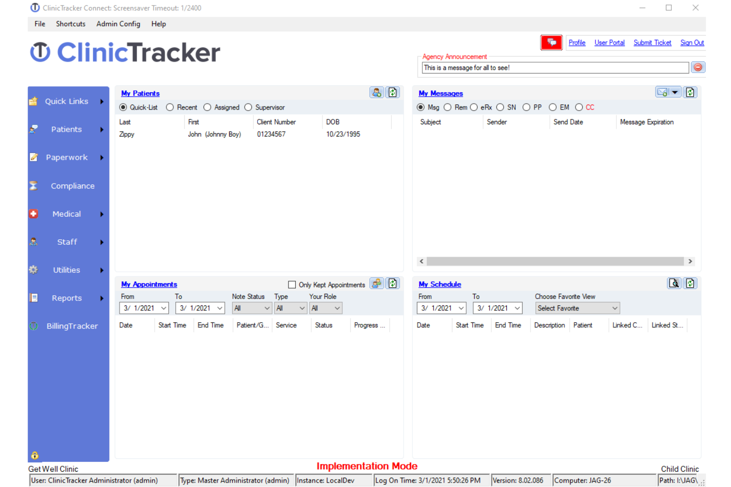 ClinicTracker screenshot - 10 beste EPD-systemen voor de geestelijke gezondheidszorg beoordeeld voor 2026