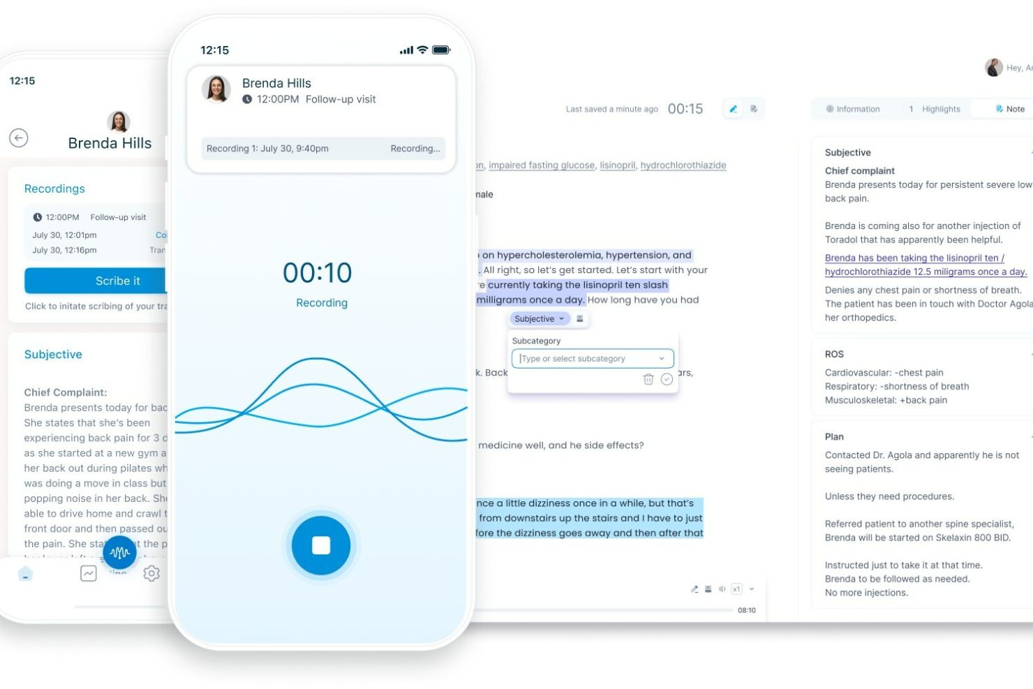 DeepScribe screenshot - 10 beste AI-oplossingen in de gezondheidszorg beoordeeld in 2026