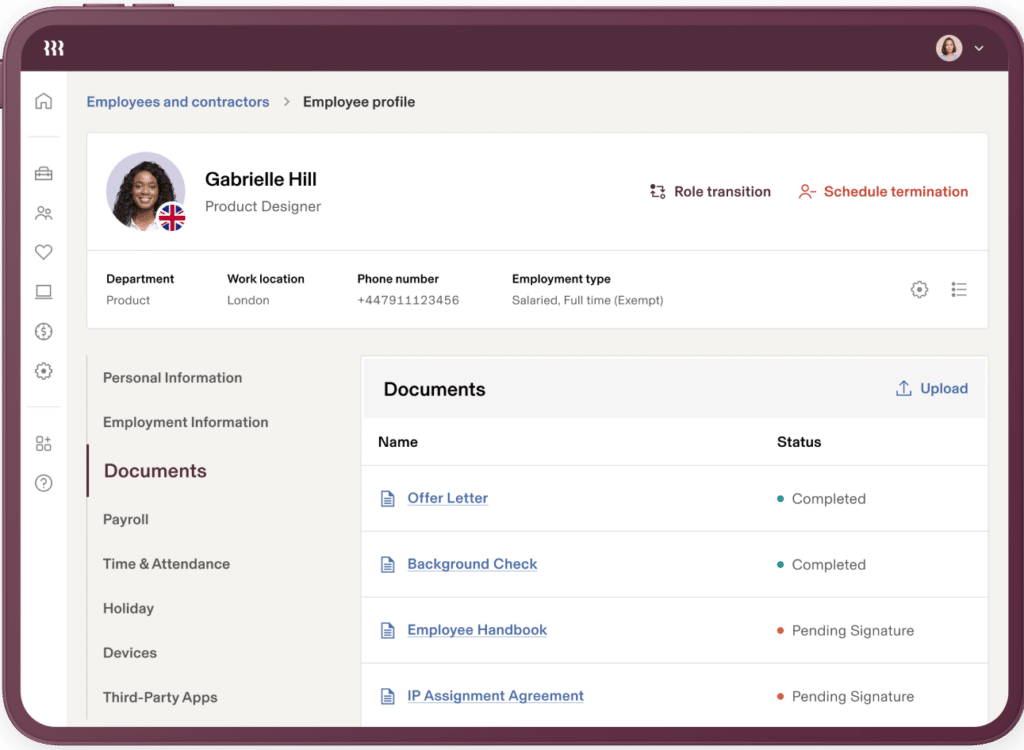 Rippling screenshot - 21 Best Healthcare HR Software Reviewed for 2026