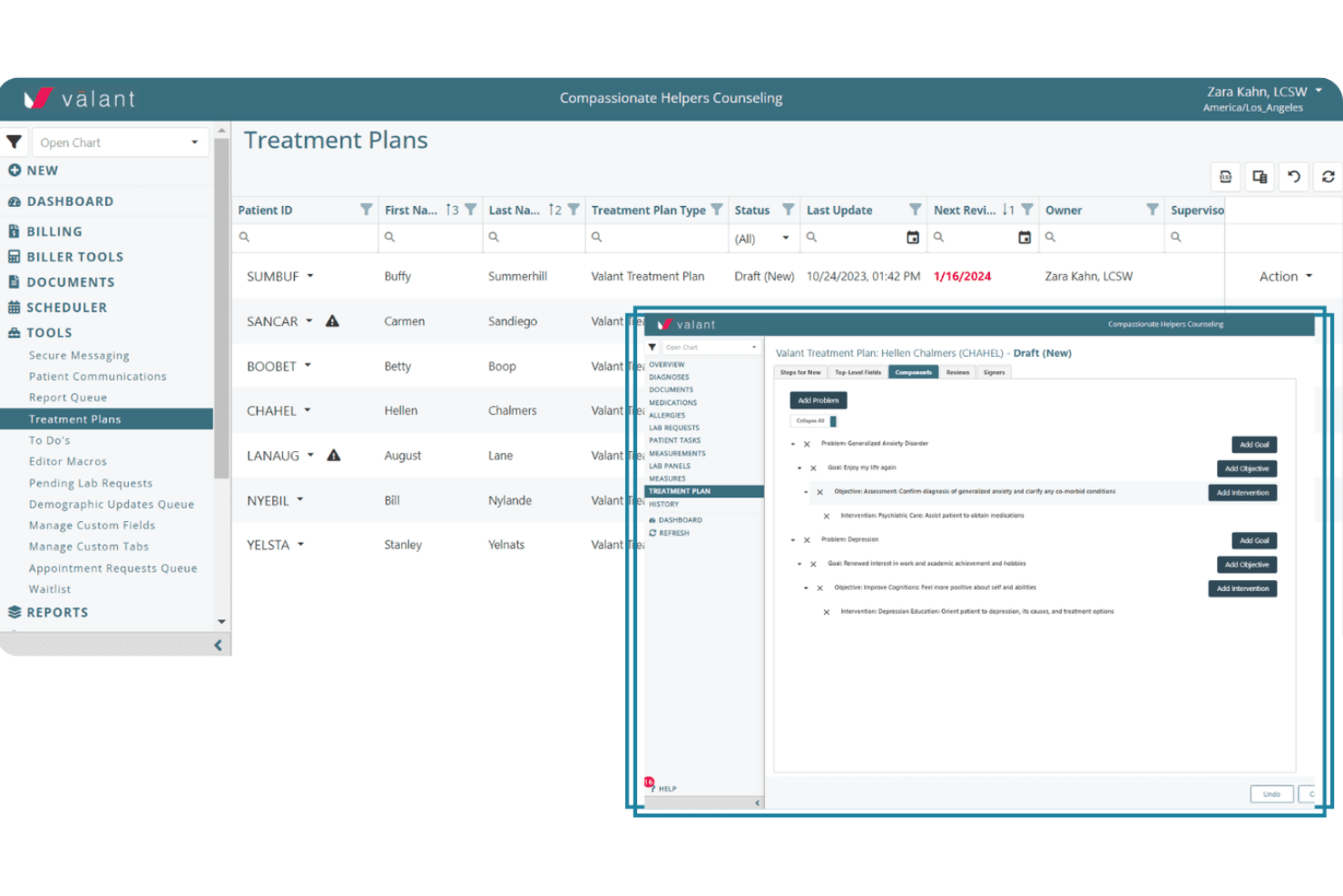 Valant screenshot - 30 Best EHR Software Reviewed for 2026